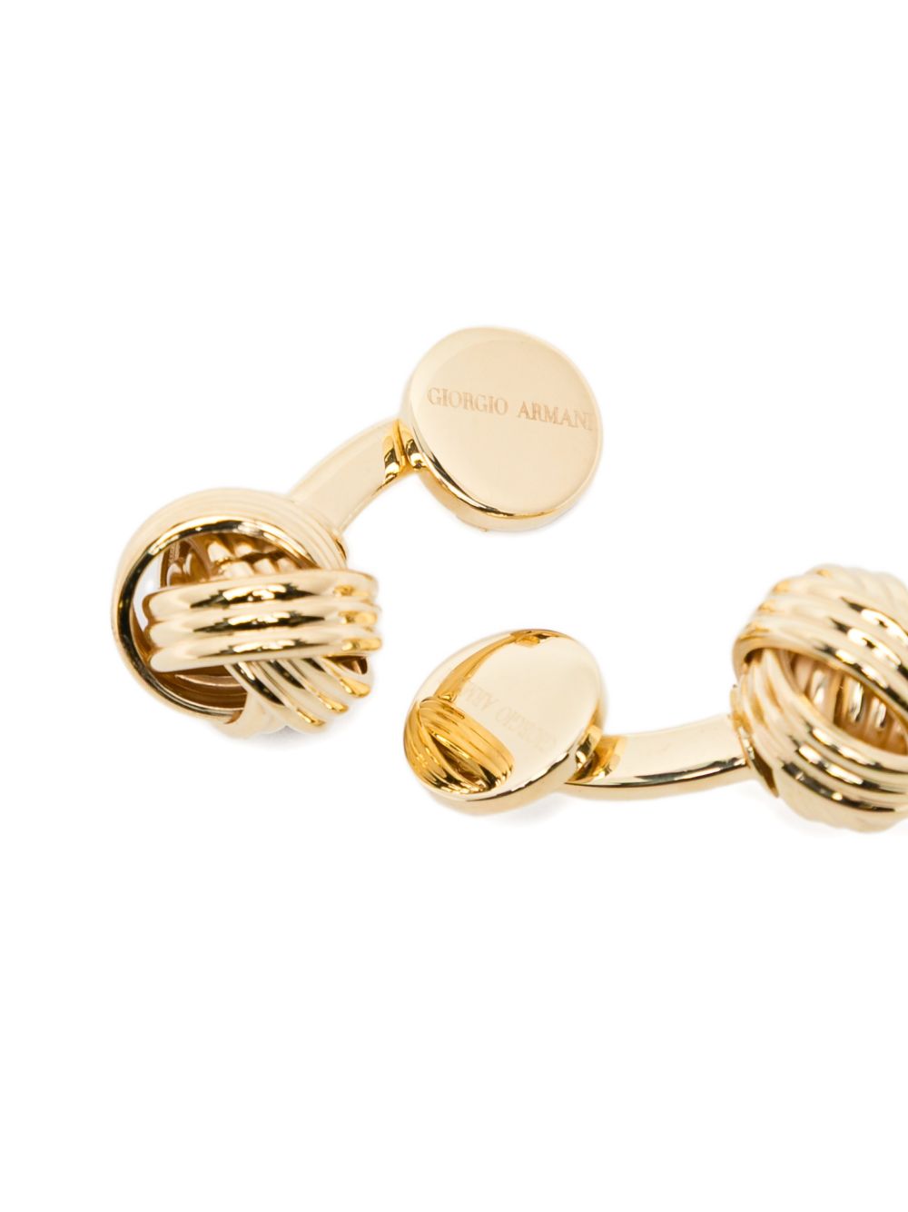 knot-detail cufflinks
