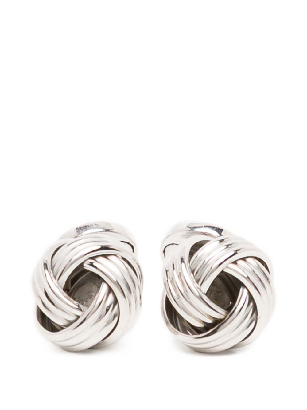 knot-detail cufflinks