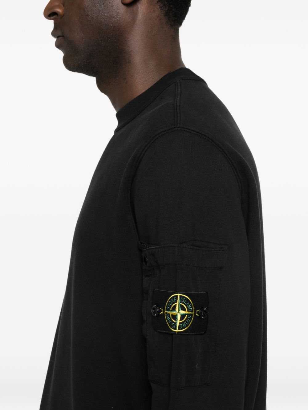patch pocket sweatshirt