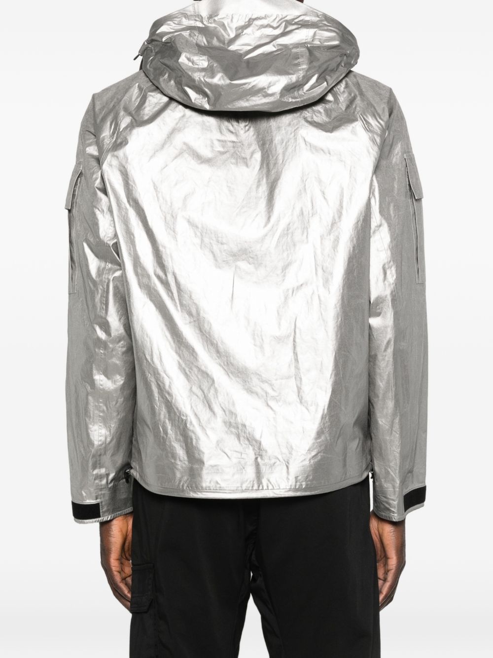 hooded pocket jacket