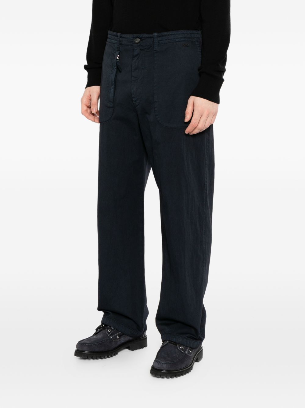patch pocket trousers