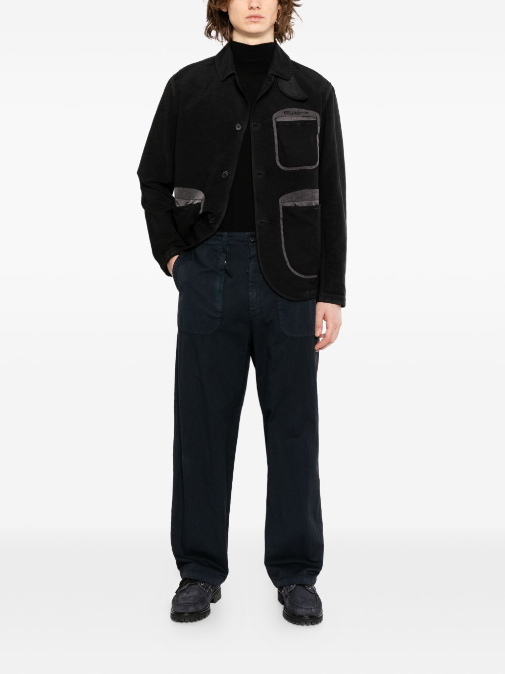 patch pocket trousers