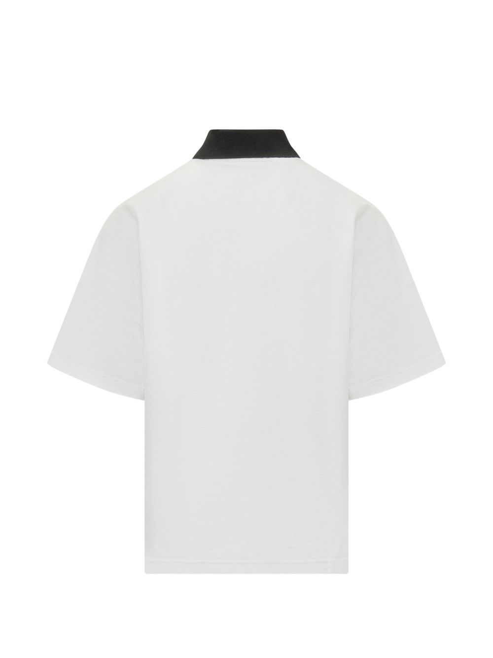 buttoned cotton polo shirt