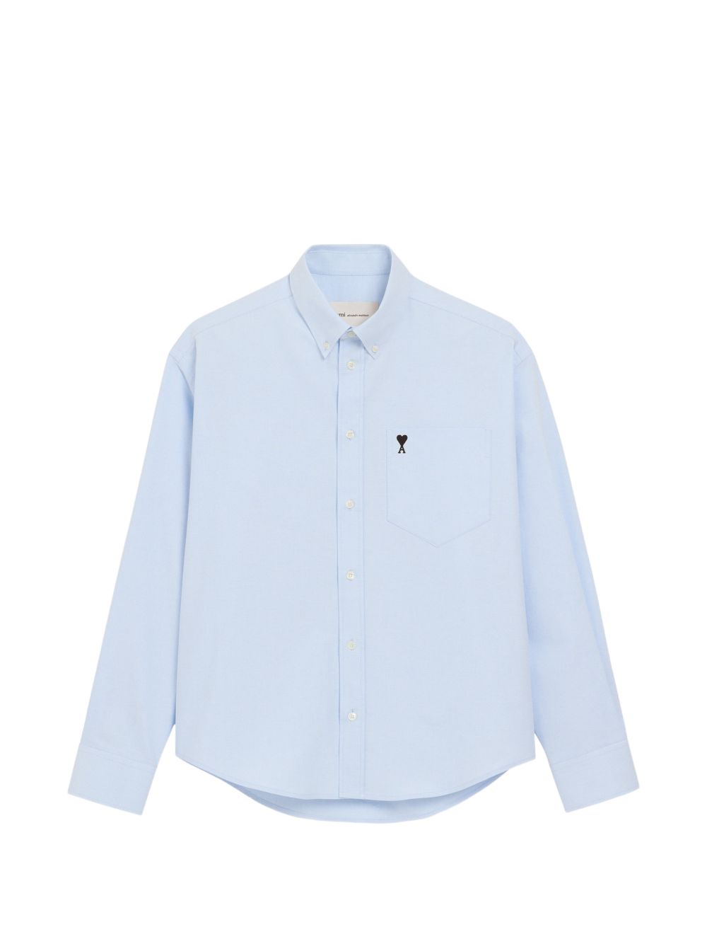 logo-embroidered shirt