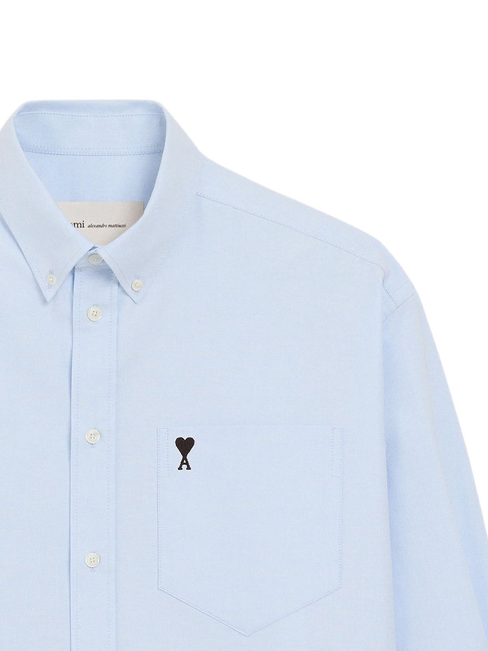 logo-embroidered shirt