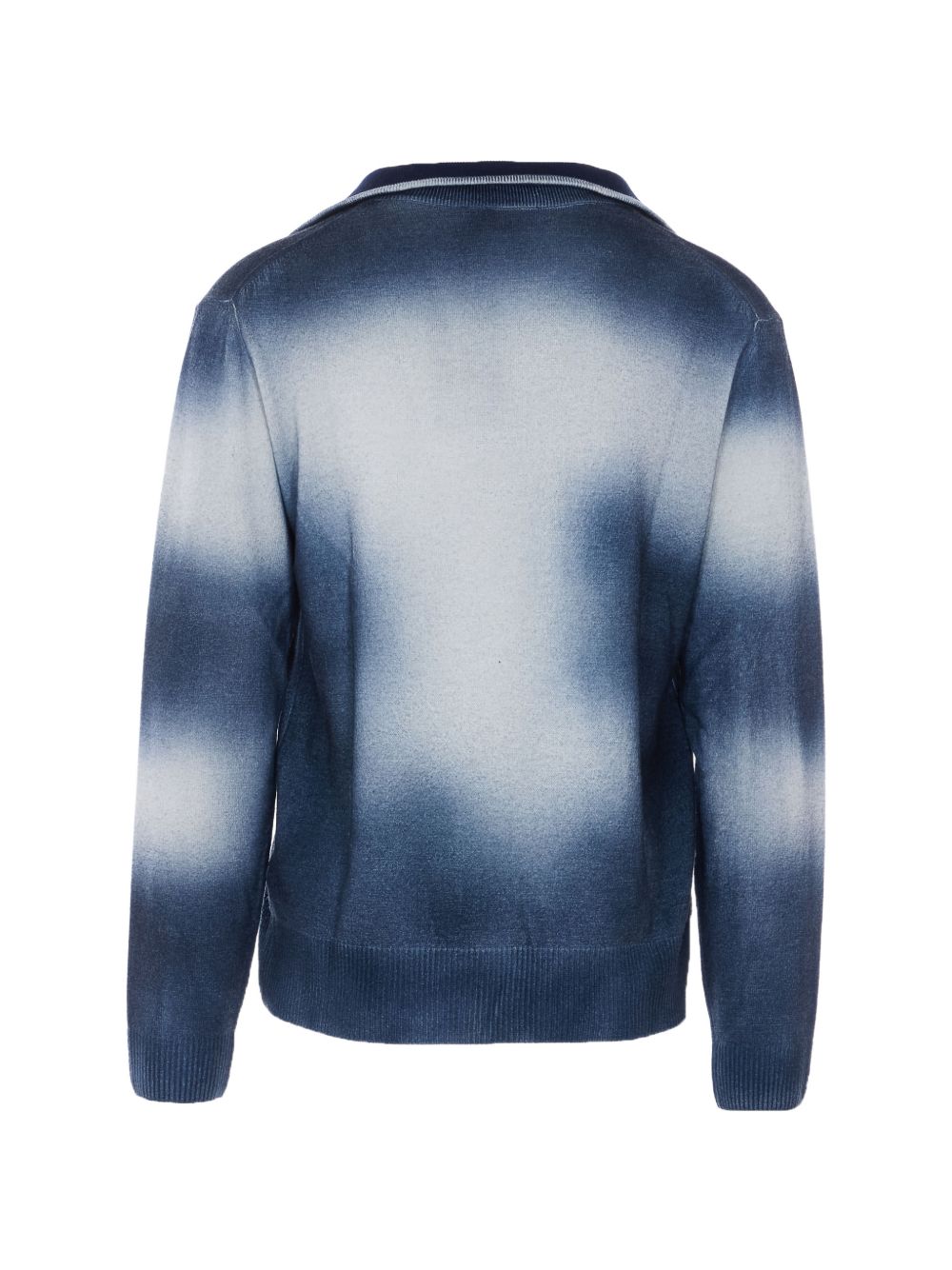 embroidered V-neck sweater