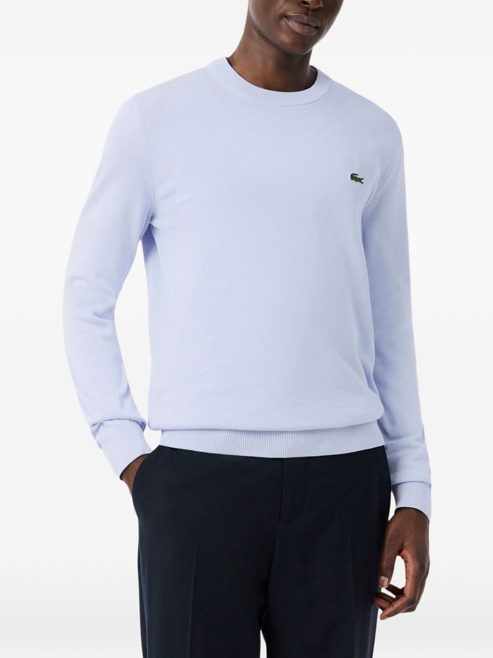 logo slim-fit sweater