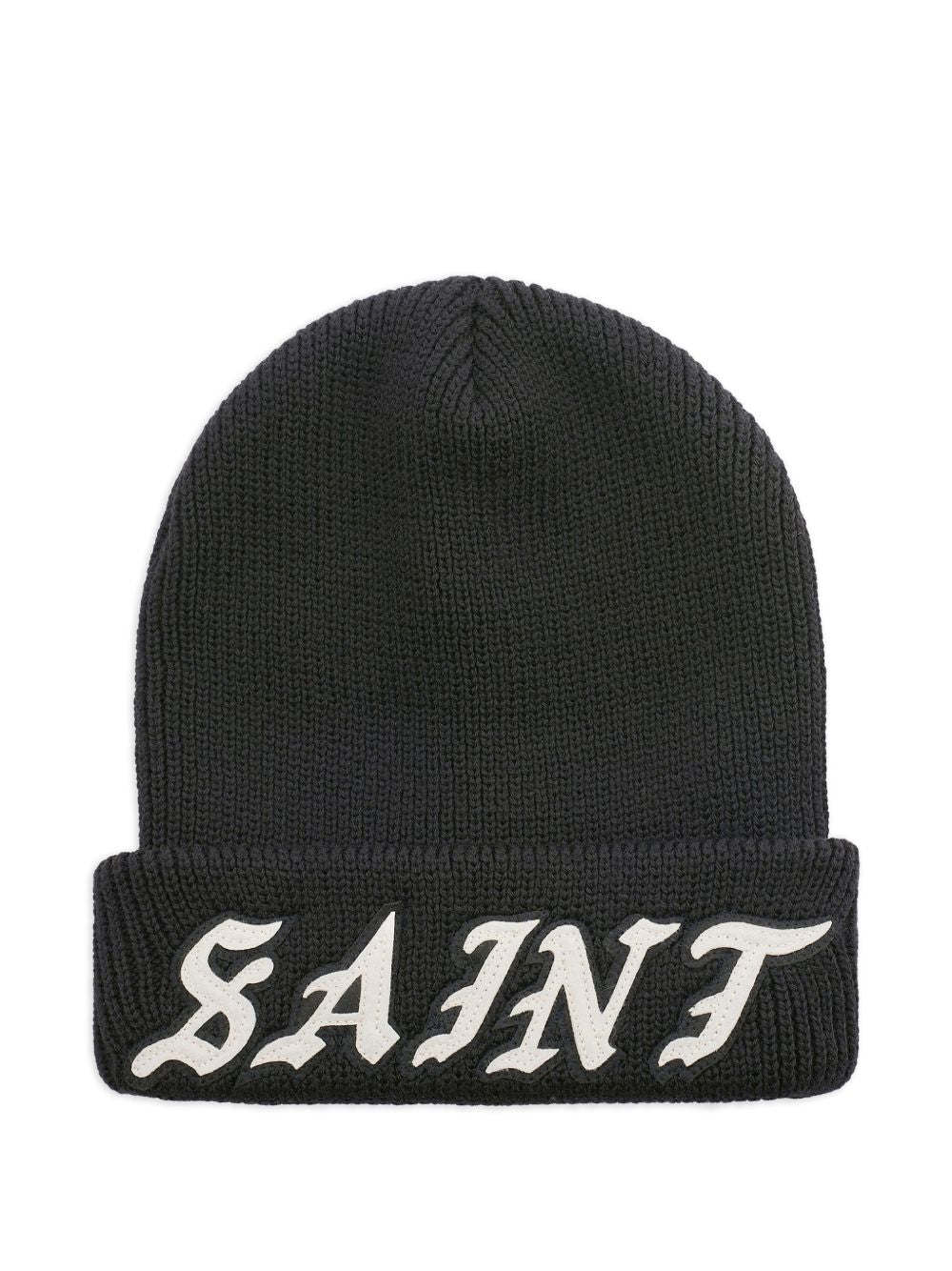 logo-appliqué beanie hat