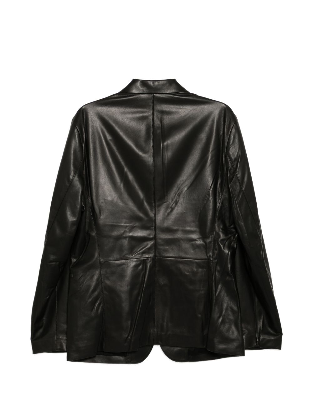 leather blazer