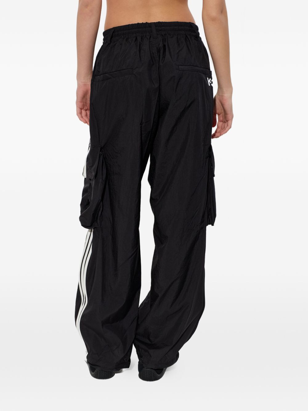 stripe cargo trousers