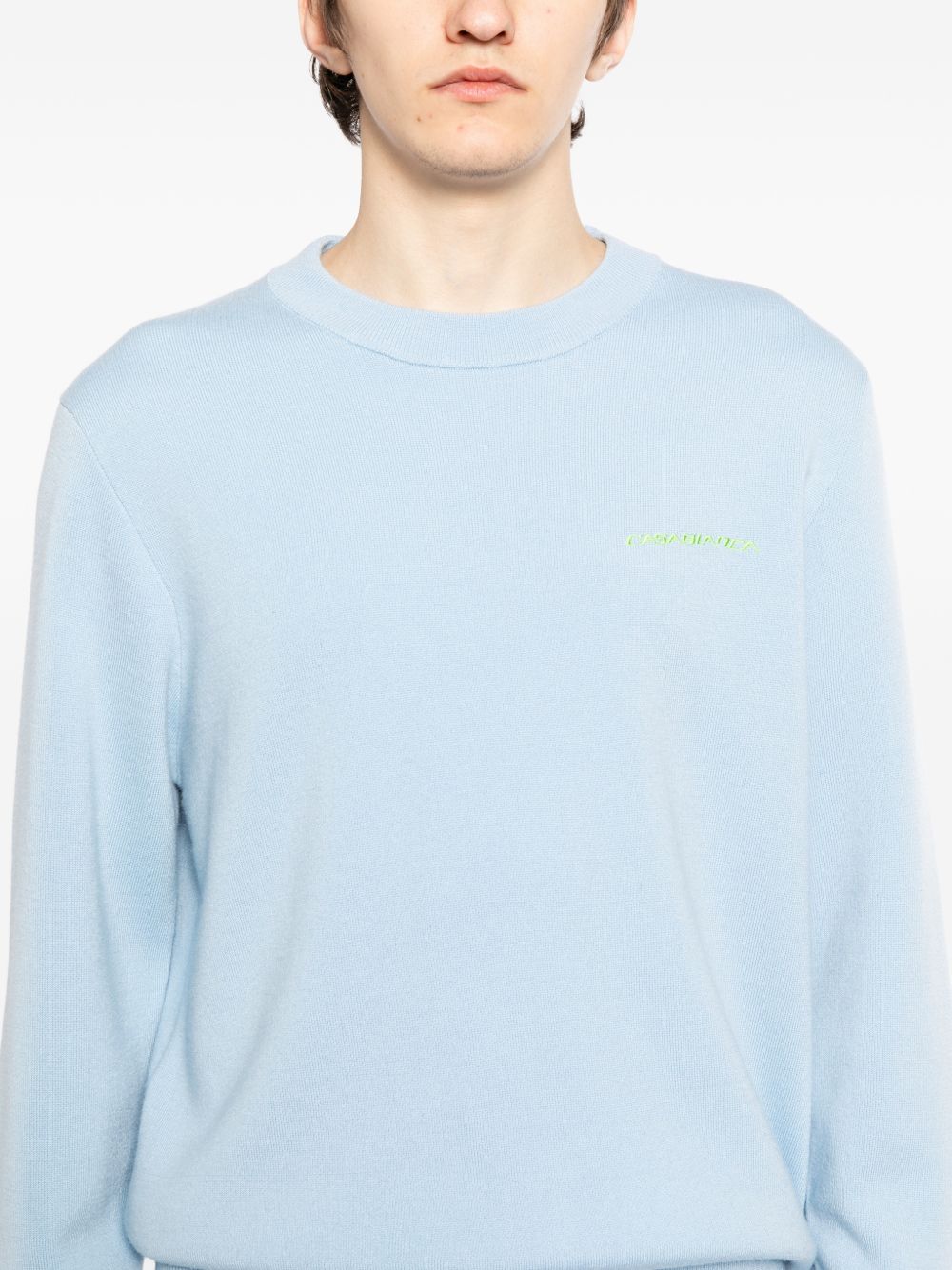 crewneck knitted jumper