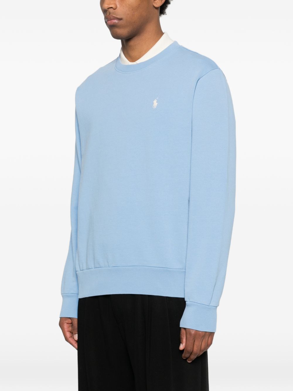 logo-detail crew-neck sweatshirt