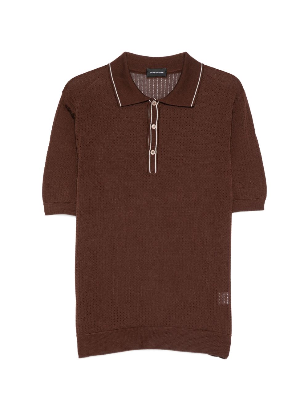 buttoned polo shirt
