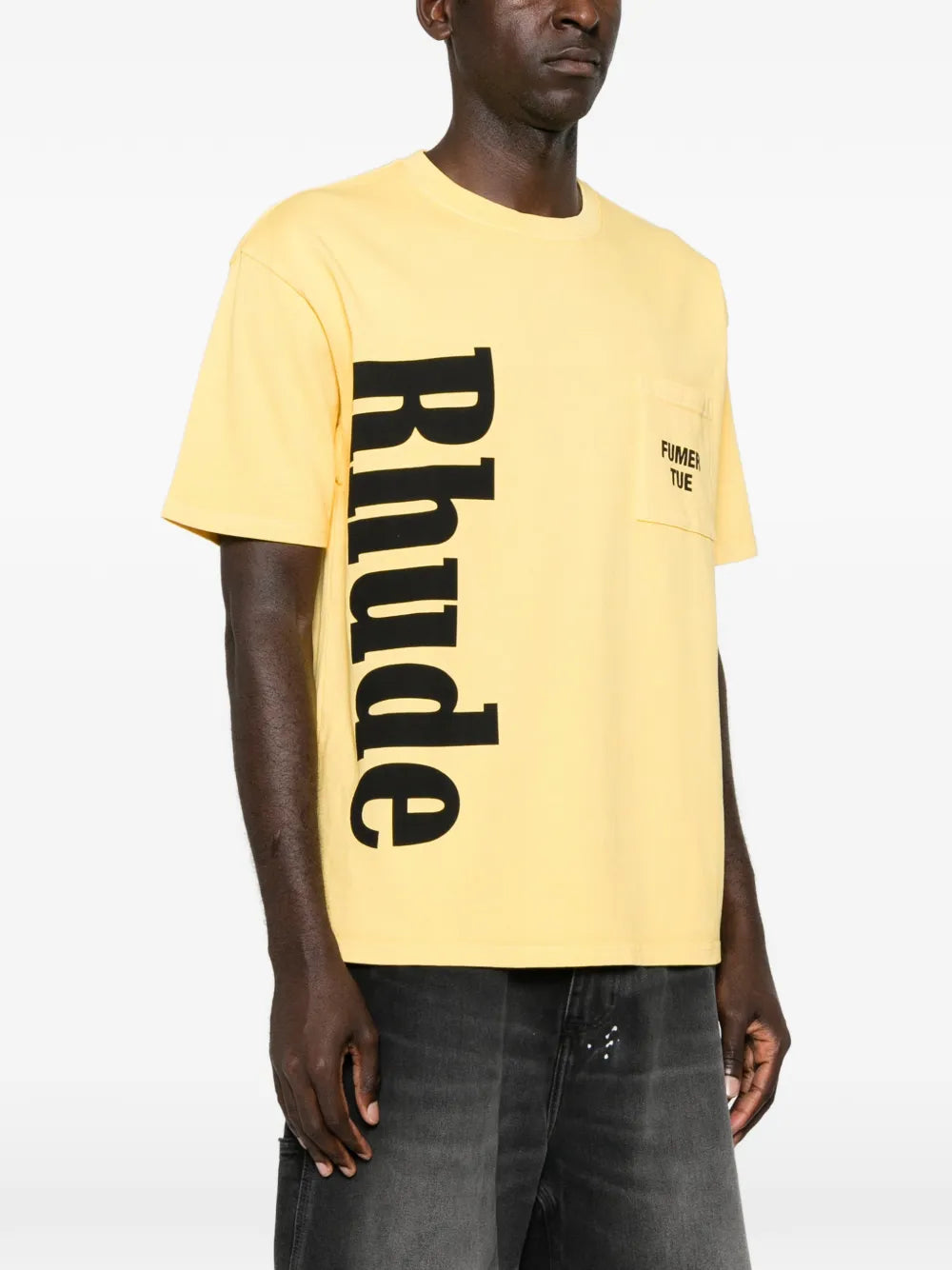 logo-print pocket T-shirt