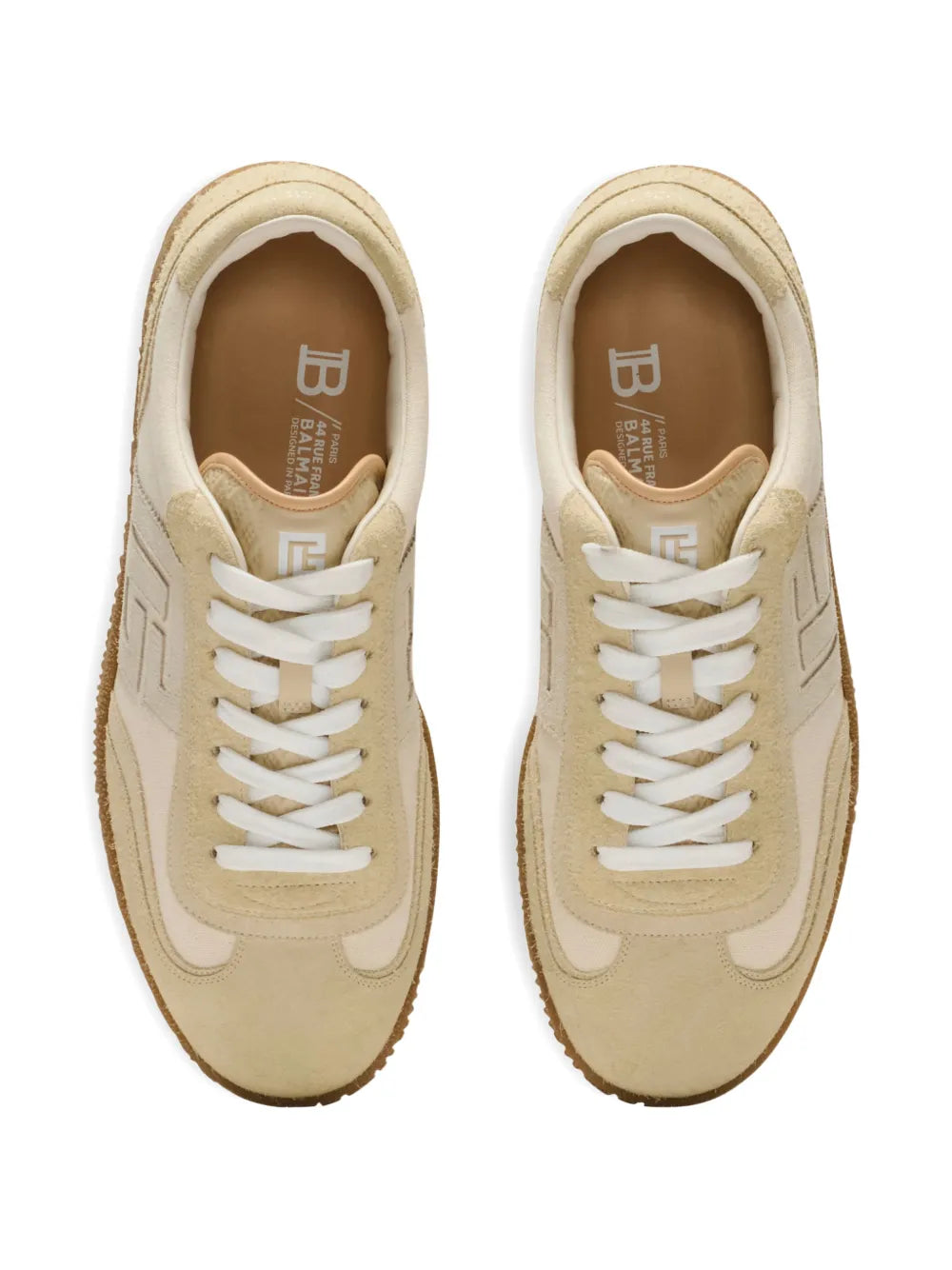 Swan lace-up logo-detail sneakers 