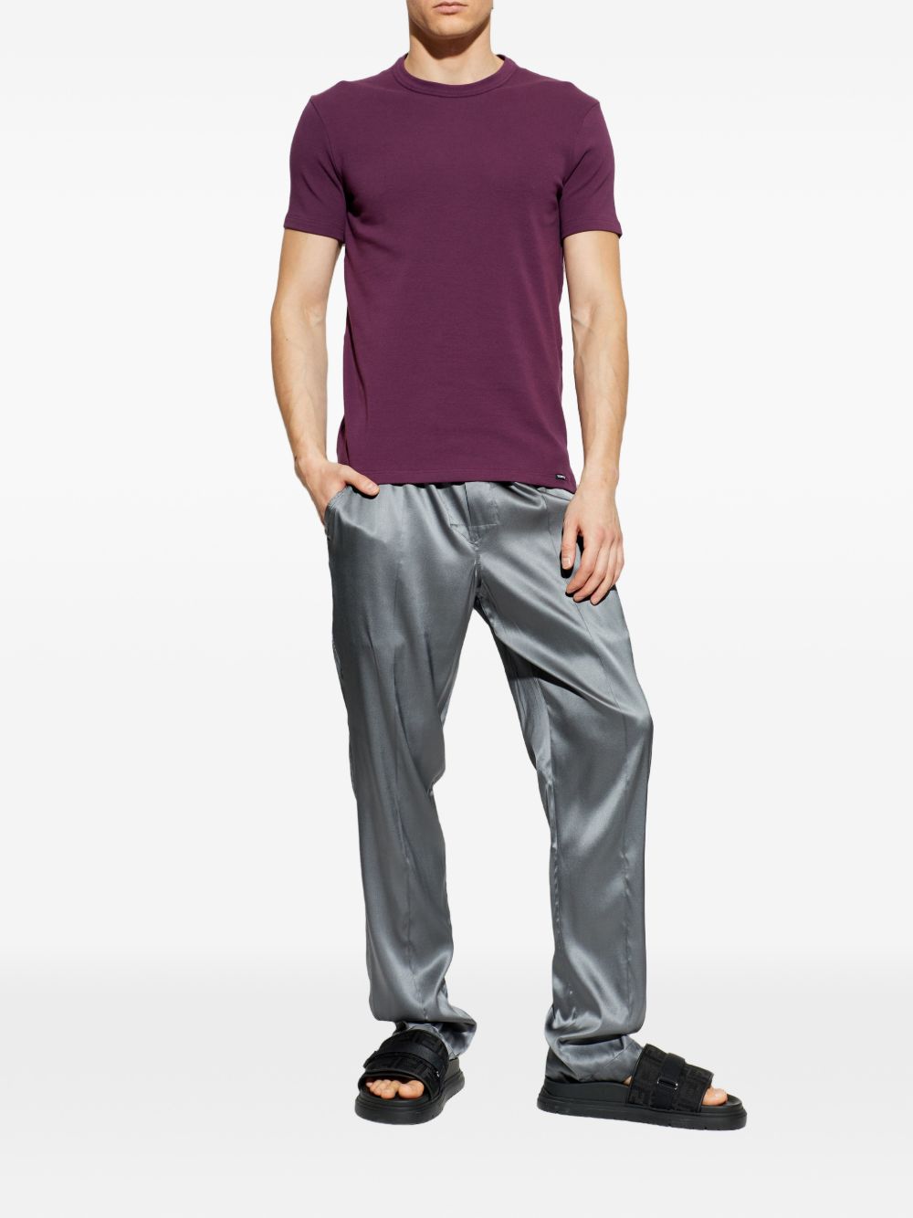 round-neck T-shirt