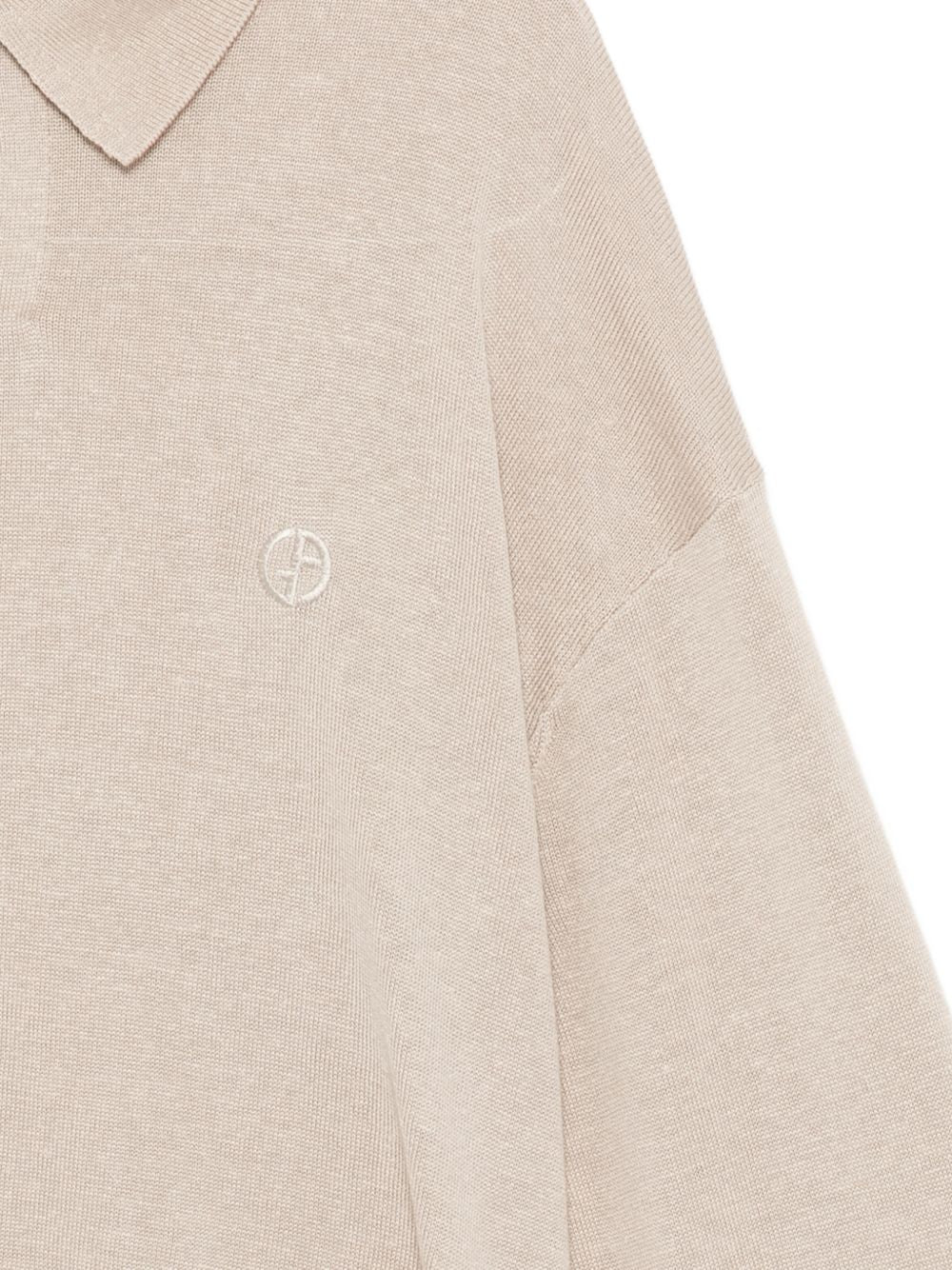 logo-embroidered polo shirt