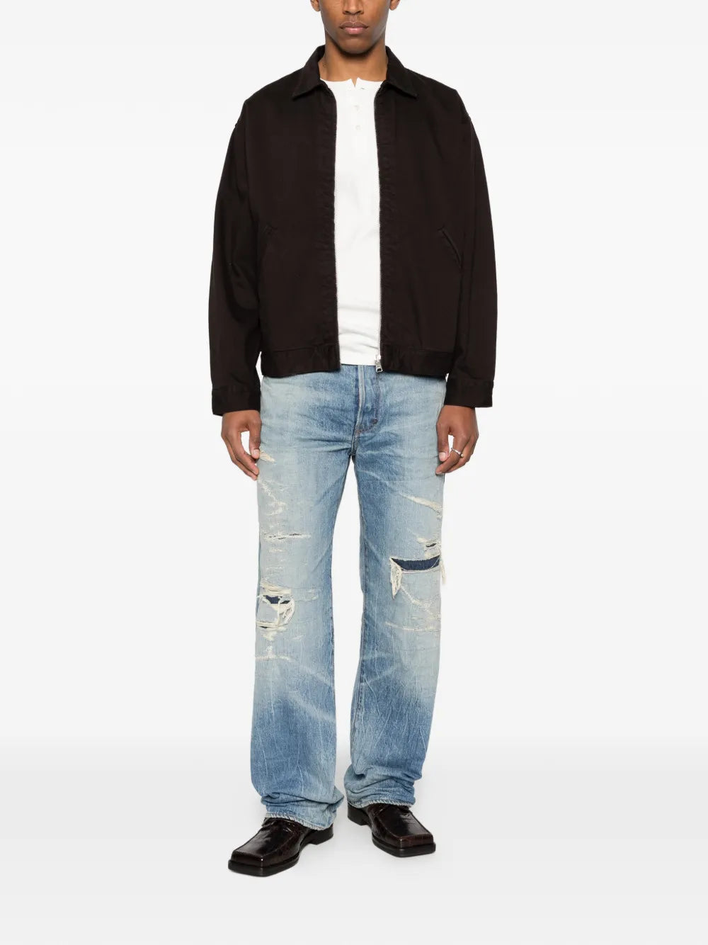 Showa five-pocket jeans