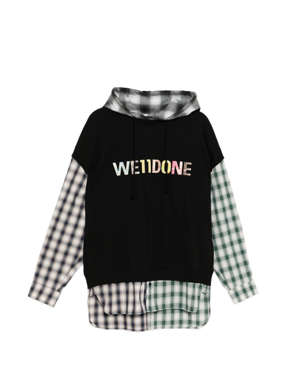 logo-embossed hoodie