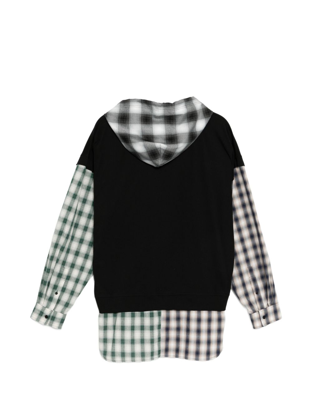 logo-embossed hoodie