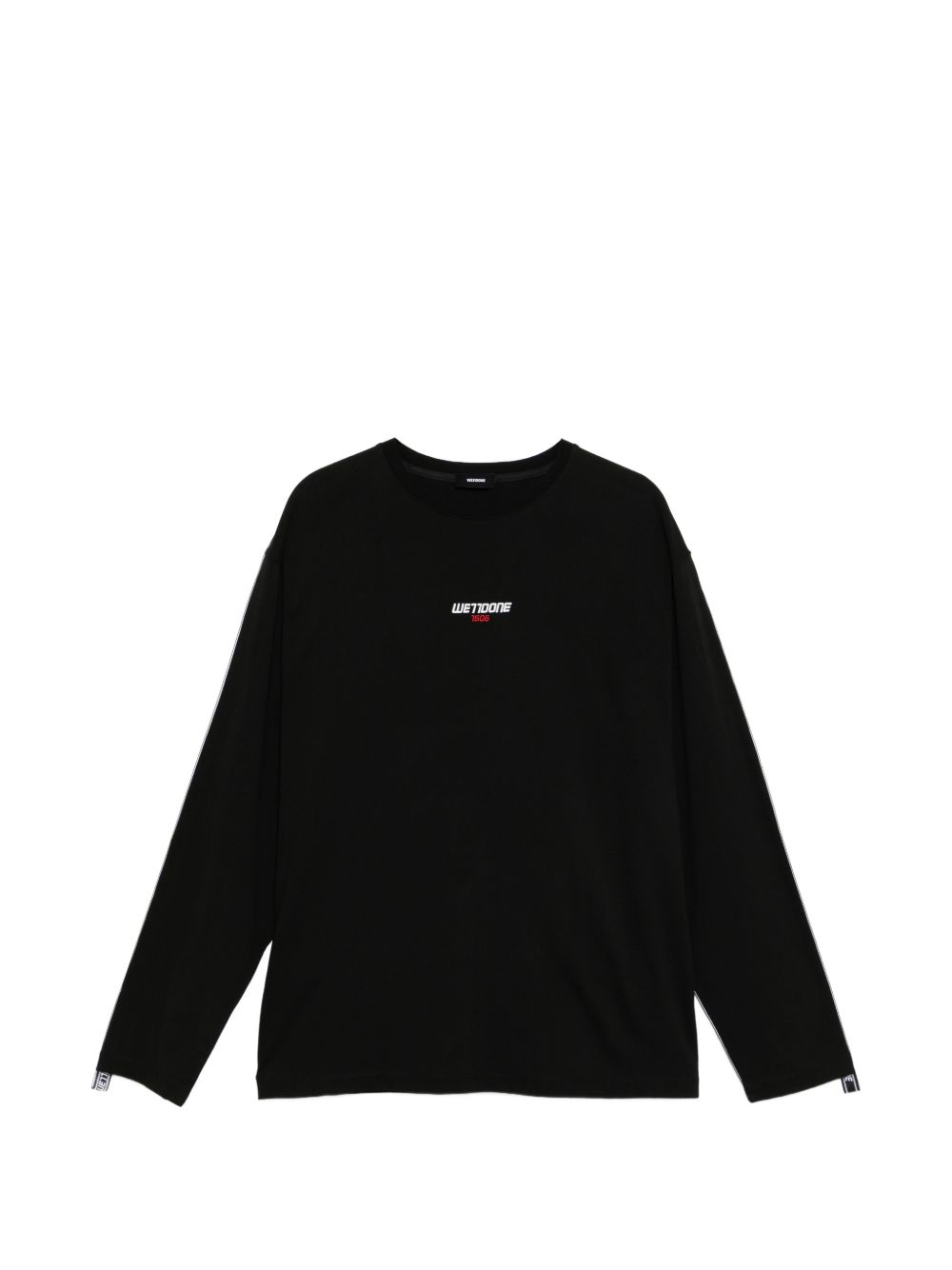 logo-embroidered T-shirt