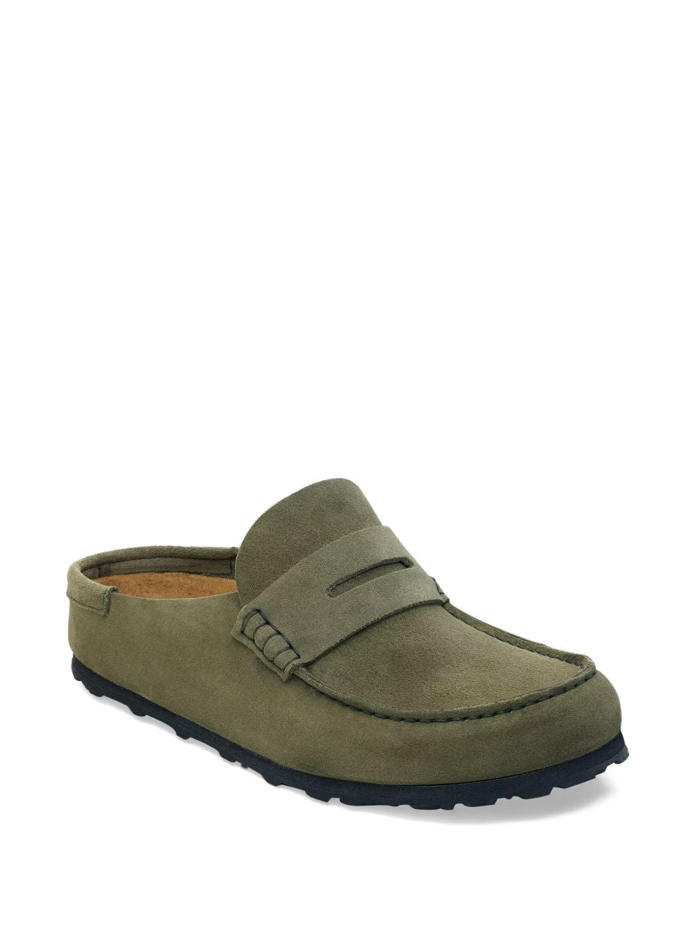 Naples Wrapped suede penny loafers