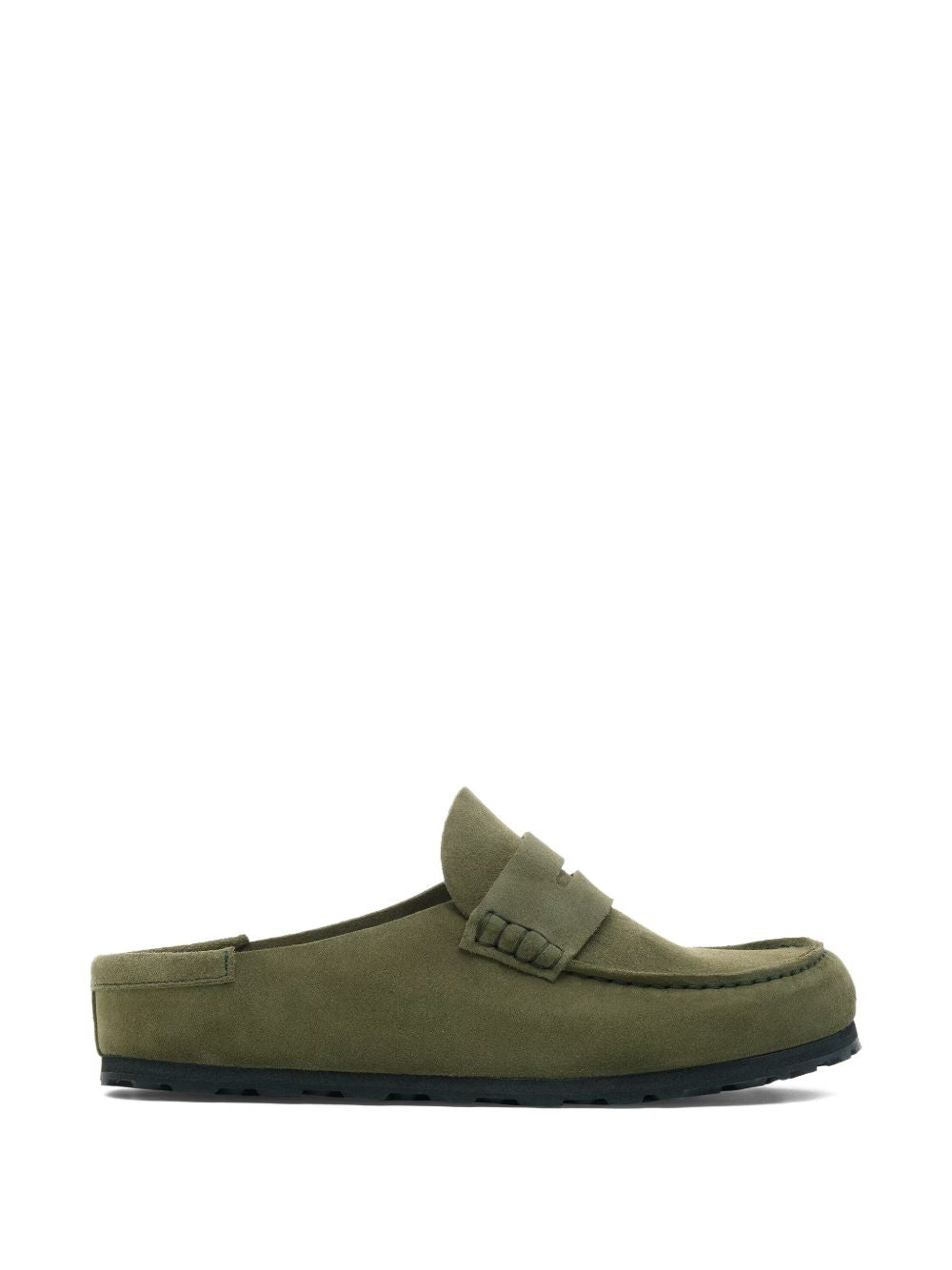 Naples Wrapped suede penny loafers