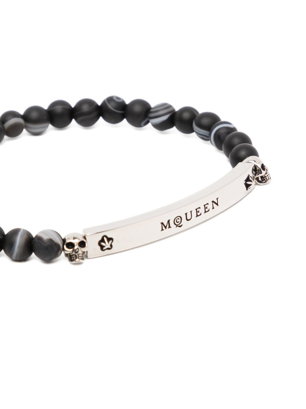 logo bead bracelet