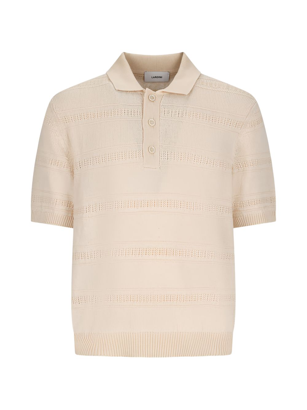 knit polo shirt