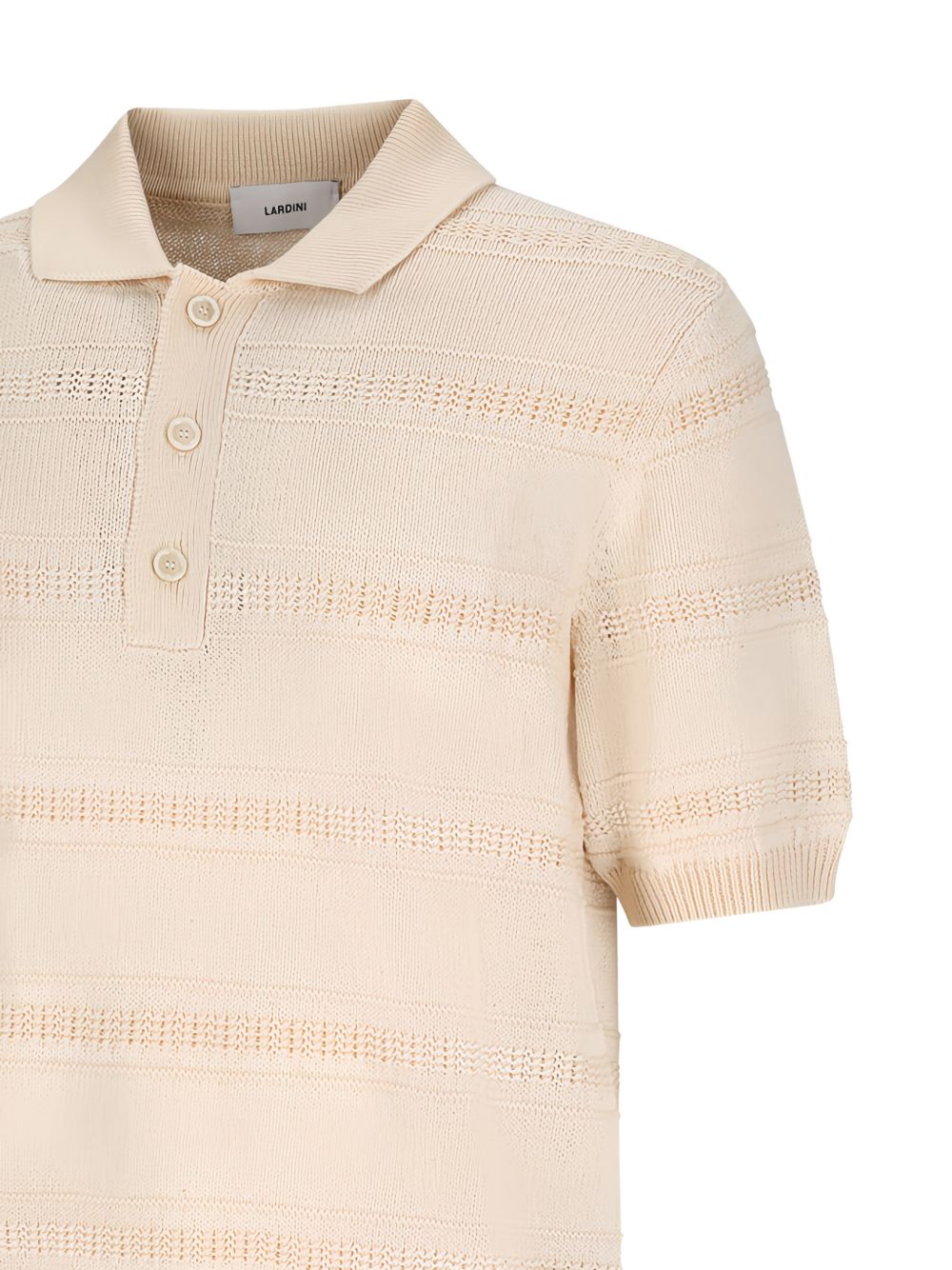 knit polo shirt