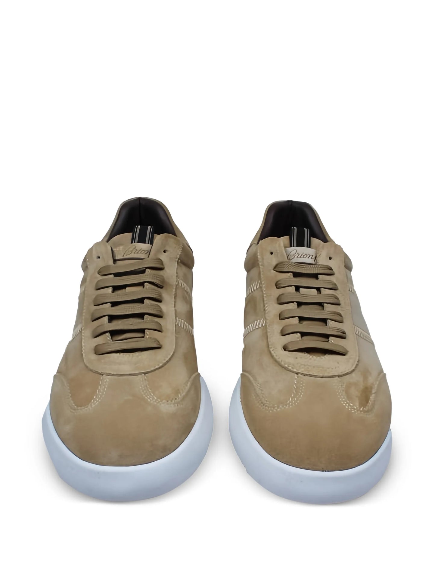 Stitched Leather Trainers