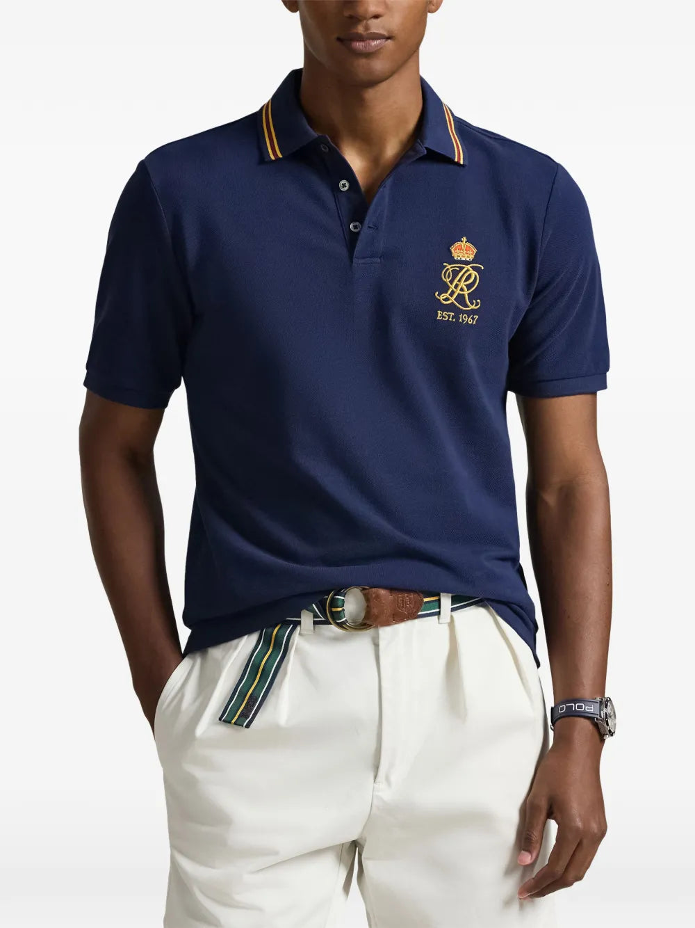 logo polo shirt