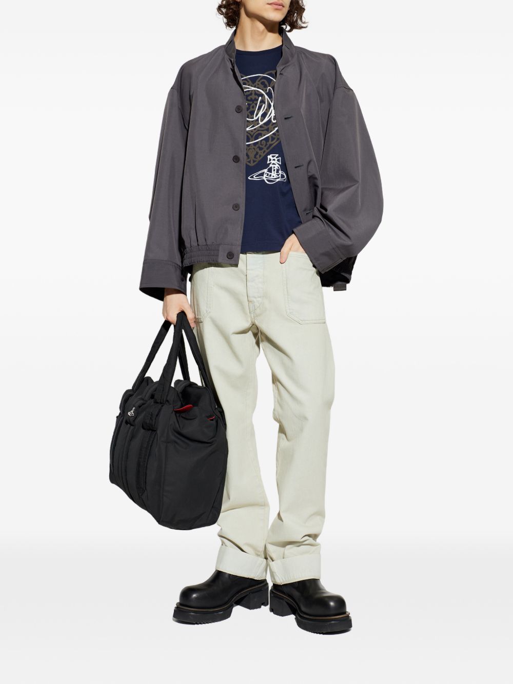 print-detail T-shirt