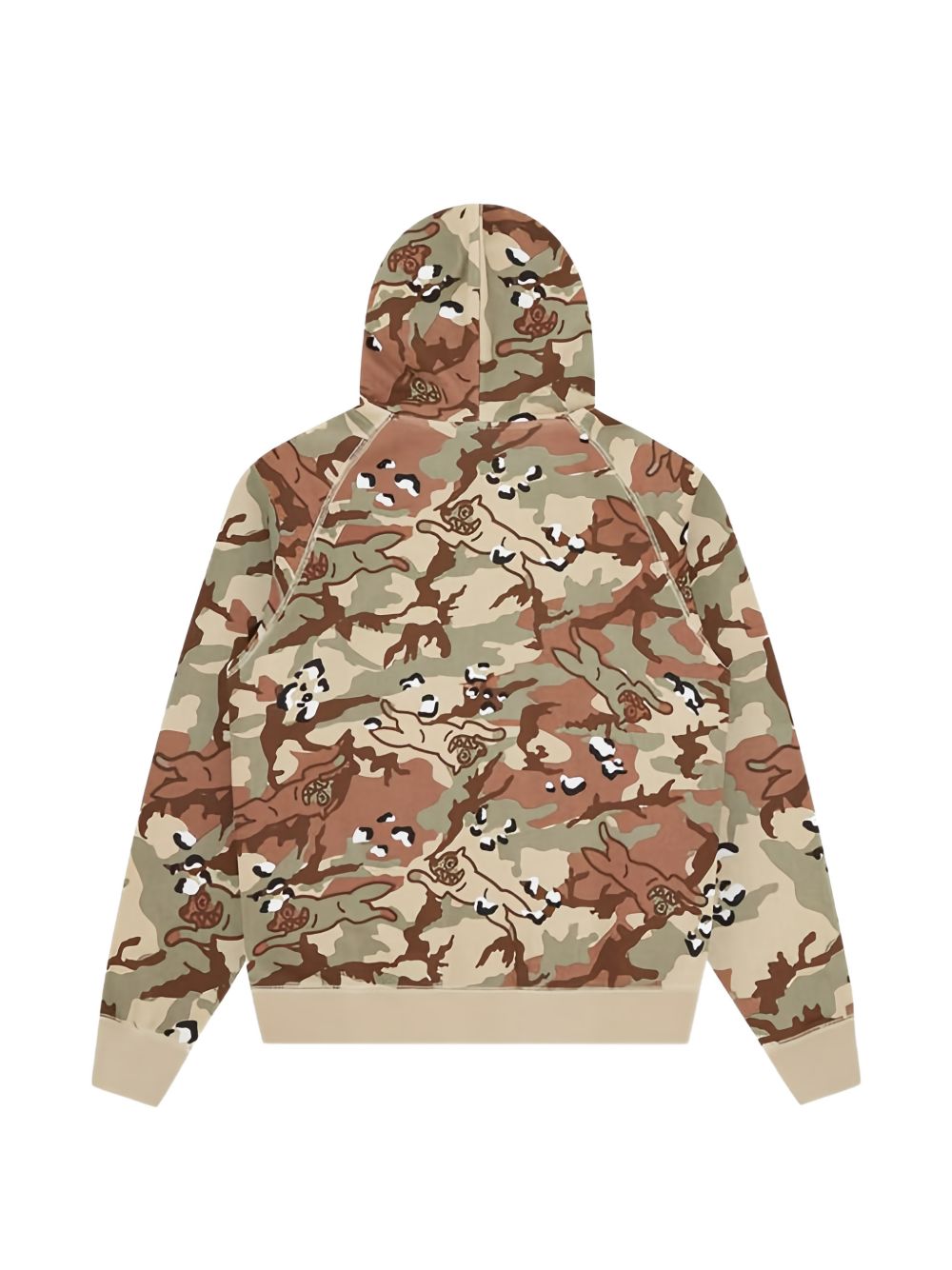 camouflage-print hoodie