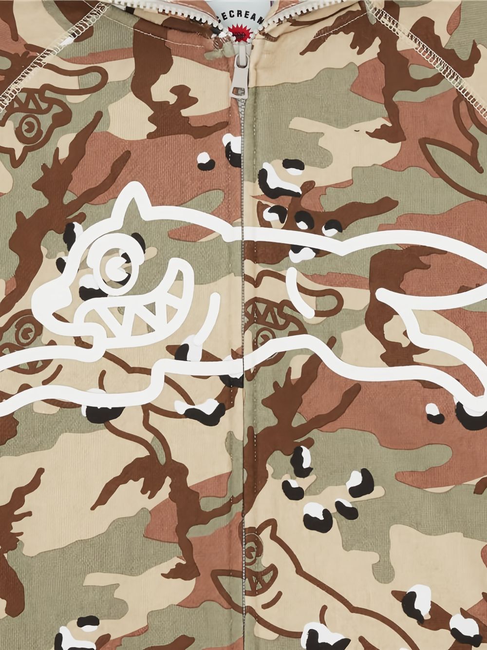 camouflage-print hoodie