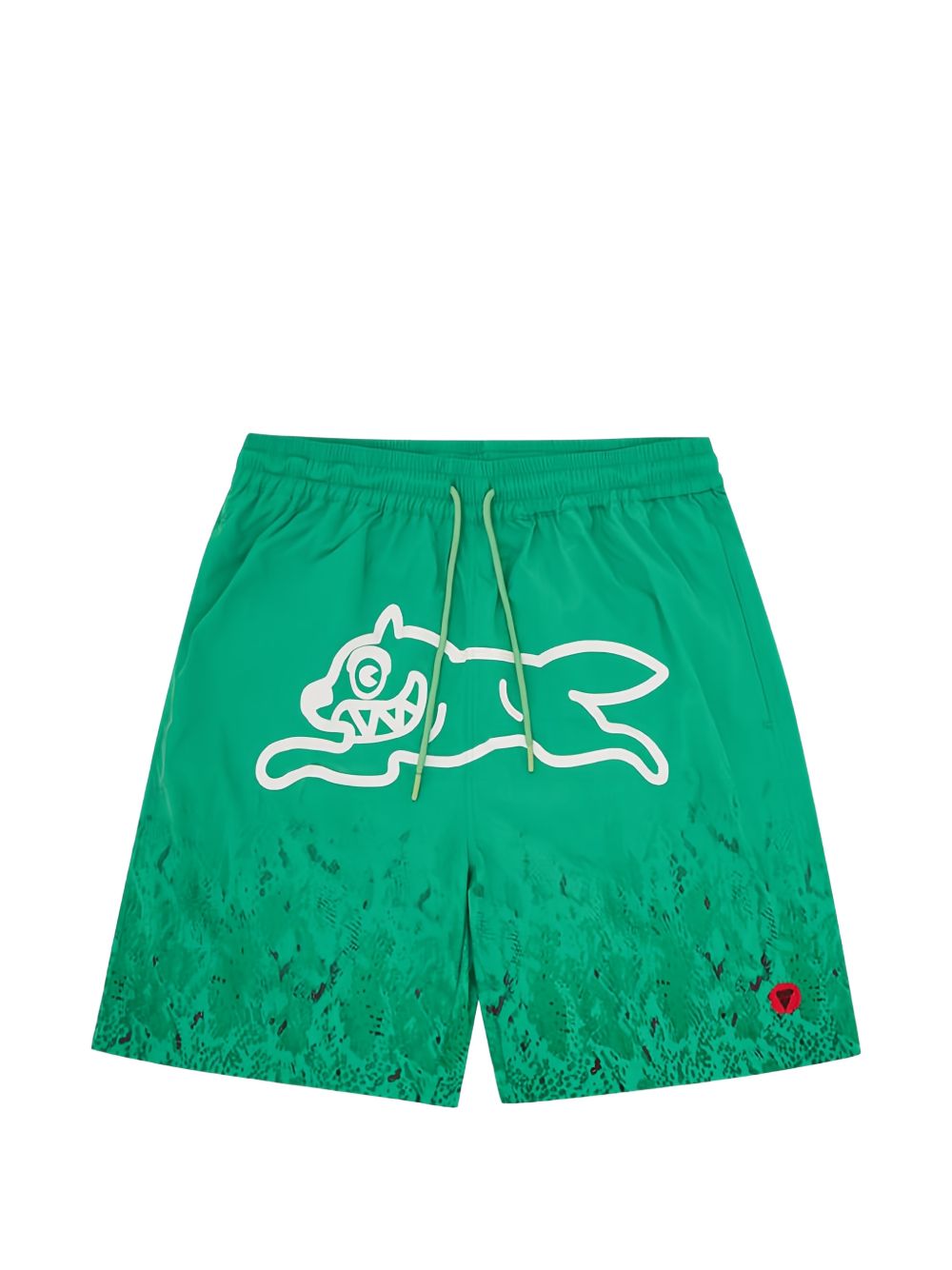 graphic-print shorts