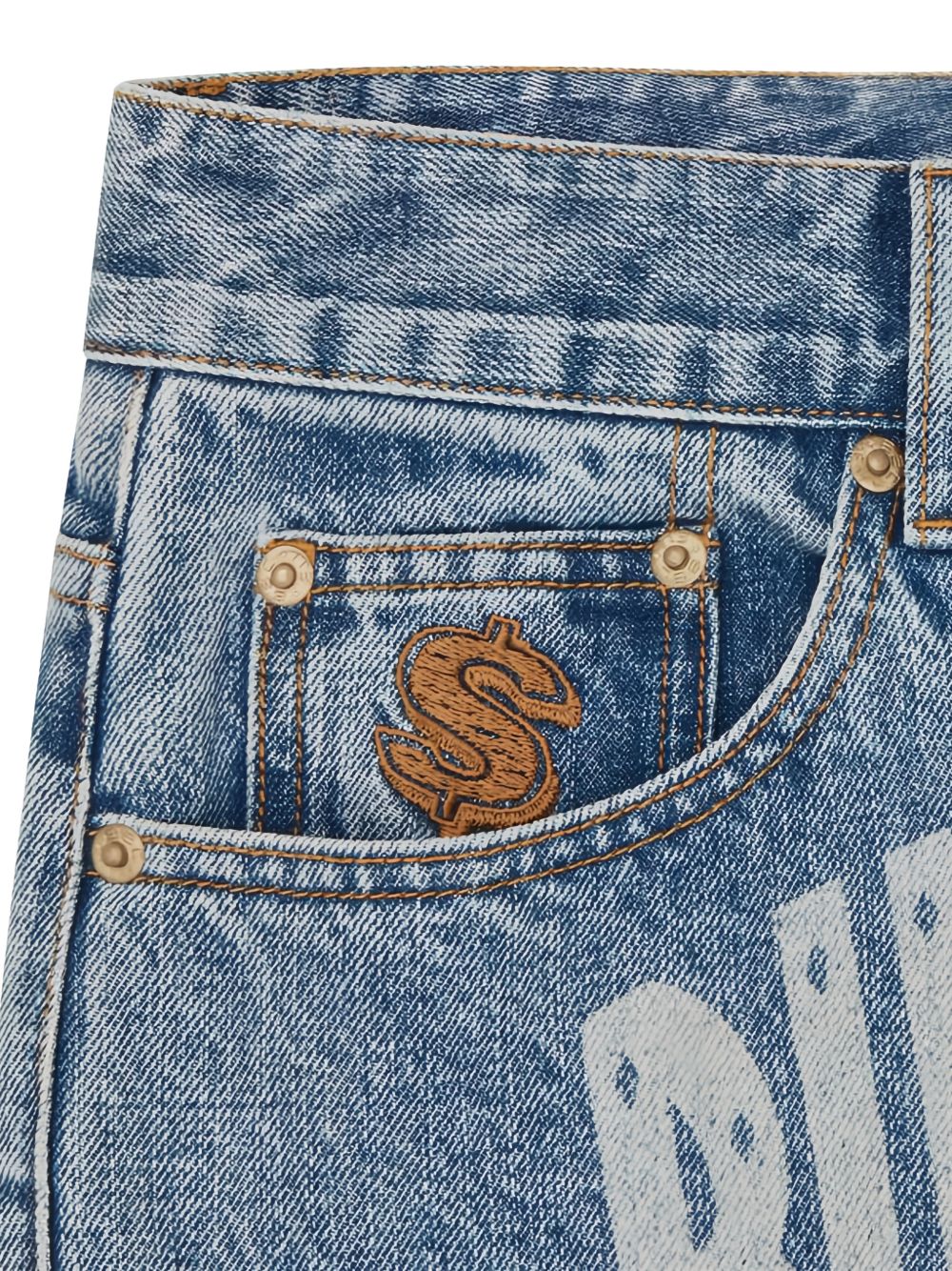 straight-leg jeans