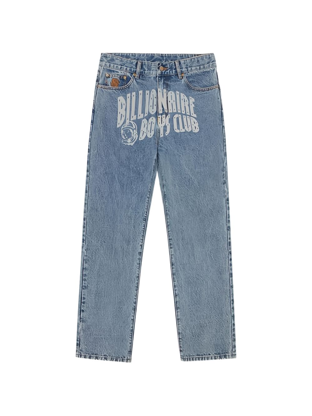 straight-leg jeans