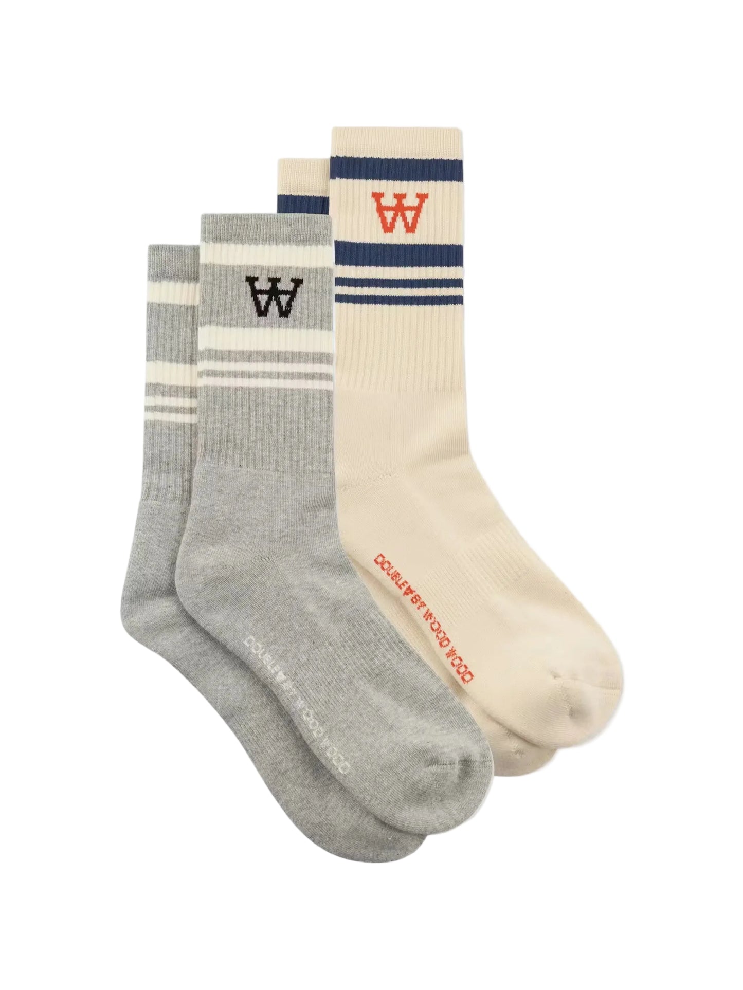 Ryder Striped Logo Socks (Set Of Two)