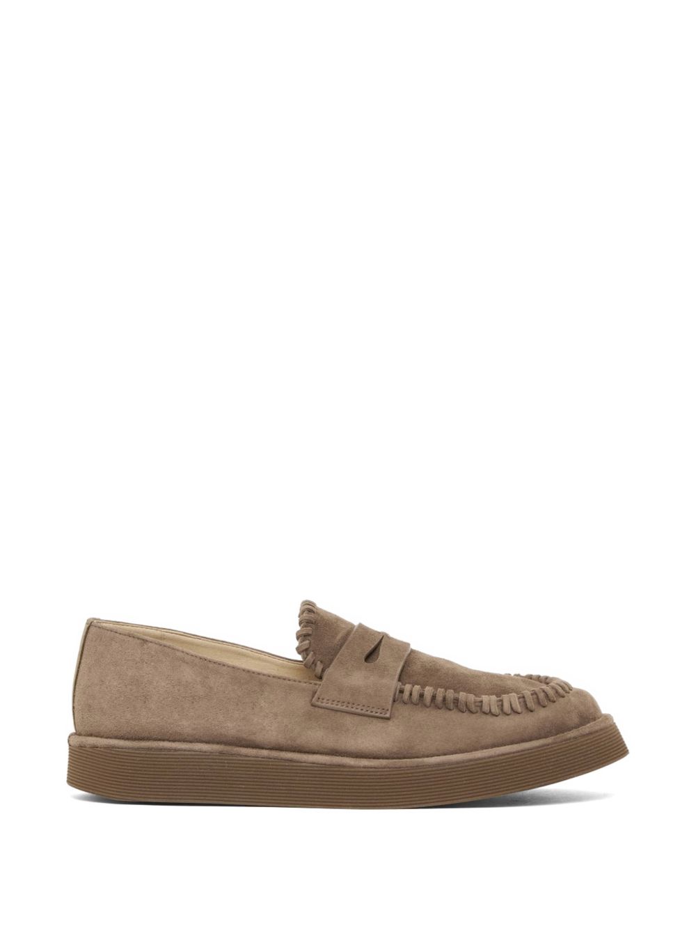 fringed loafers