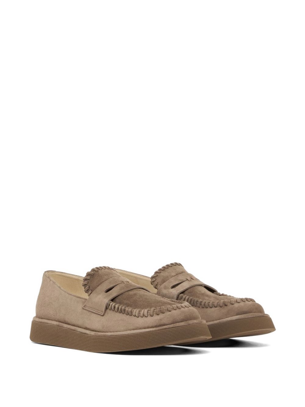 fringed loafers