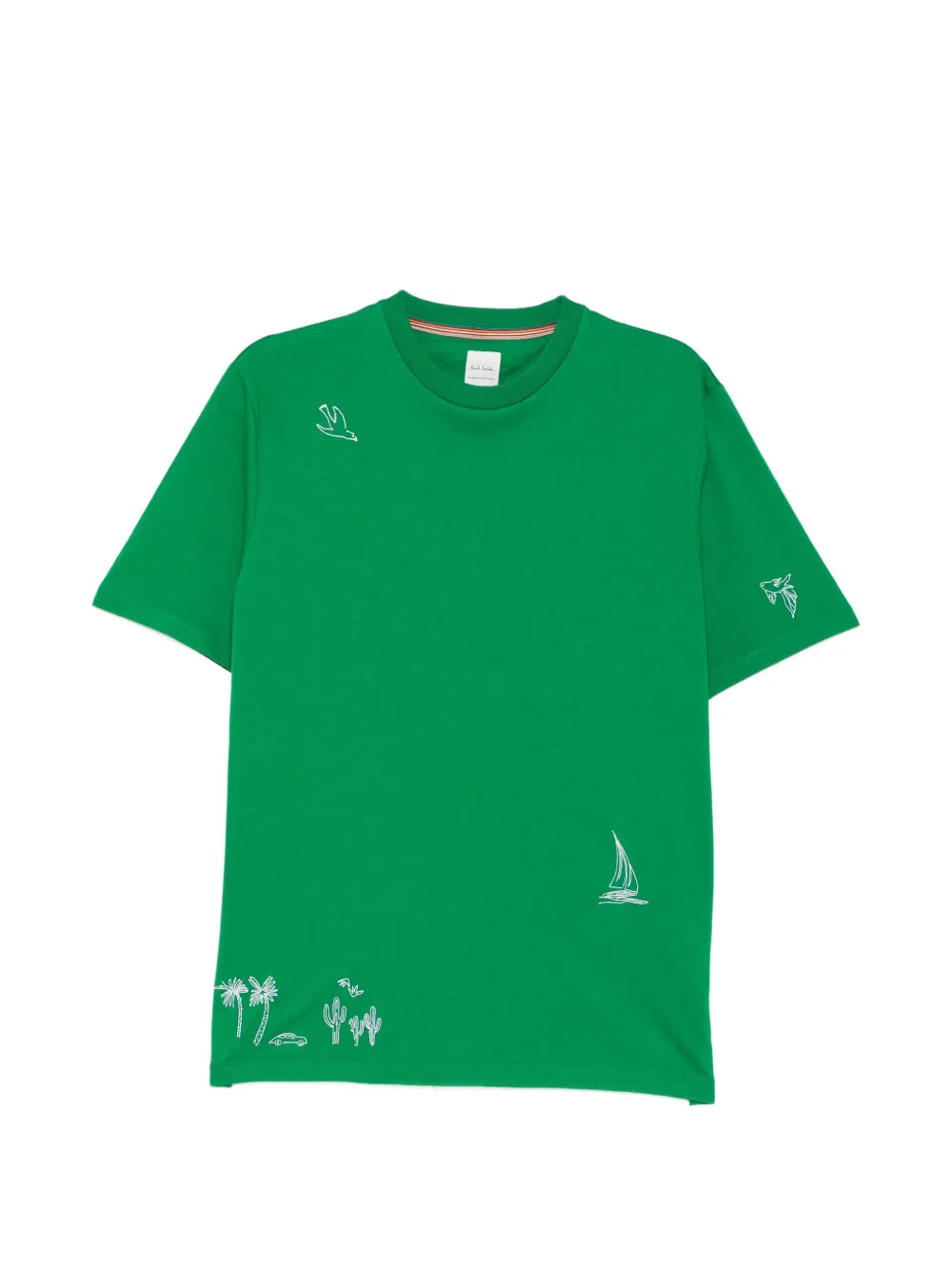 Graphic-Embroidered T-Shirt