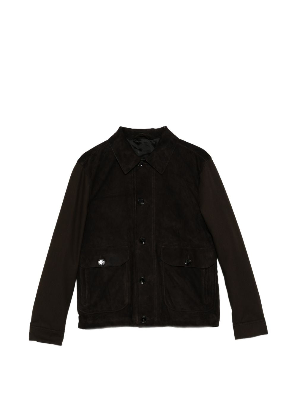 Collared Leather Jacket