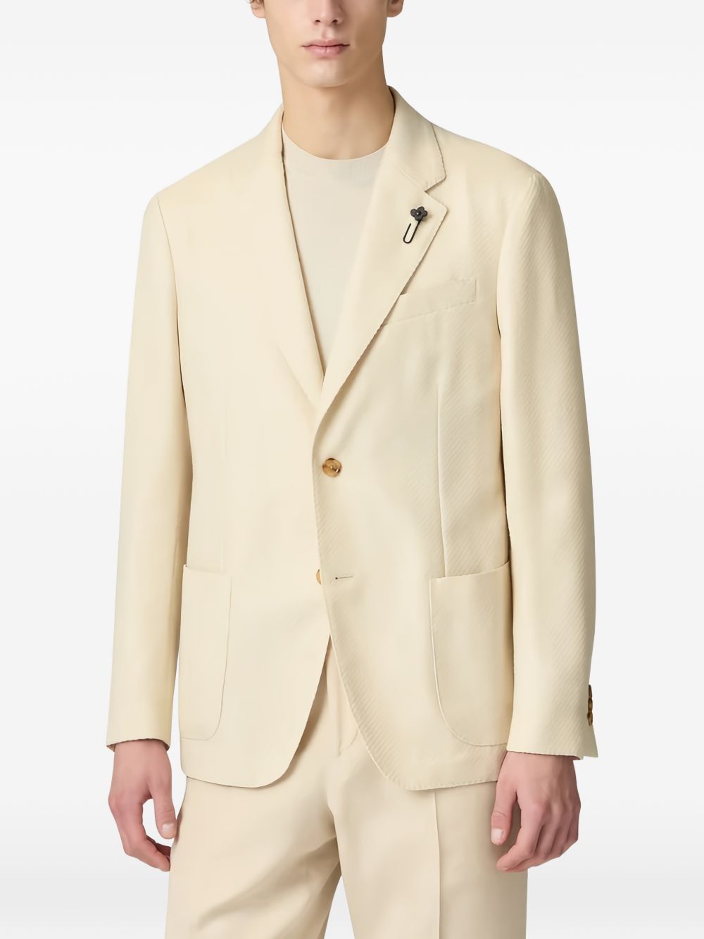 single-breasted blazer