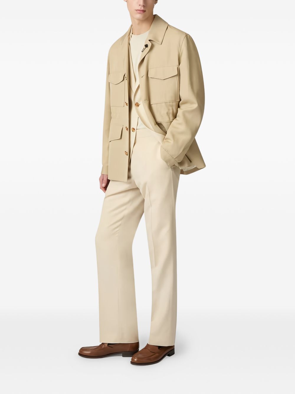 single-breasted blazer