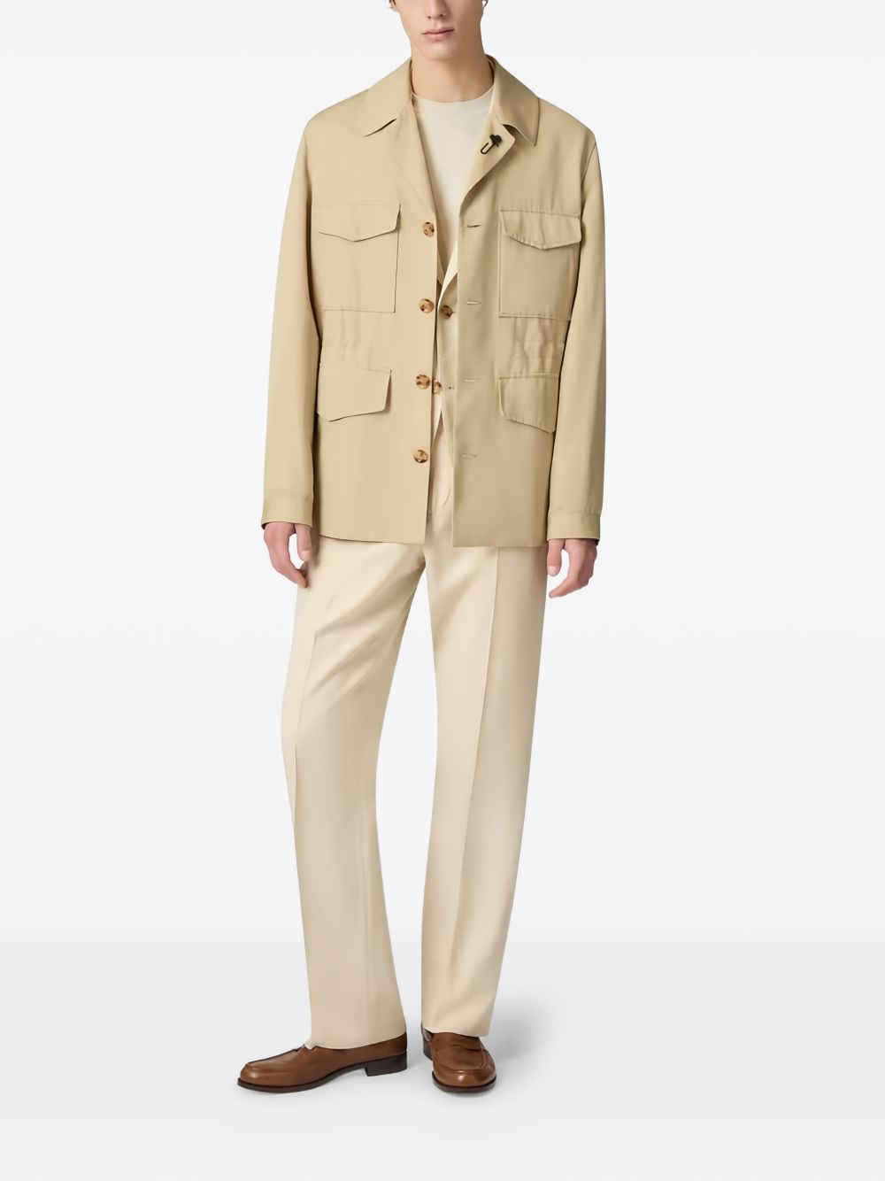 long-sleeved field jacket