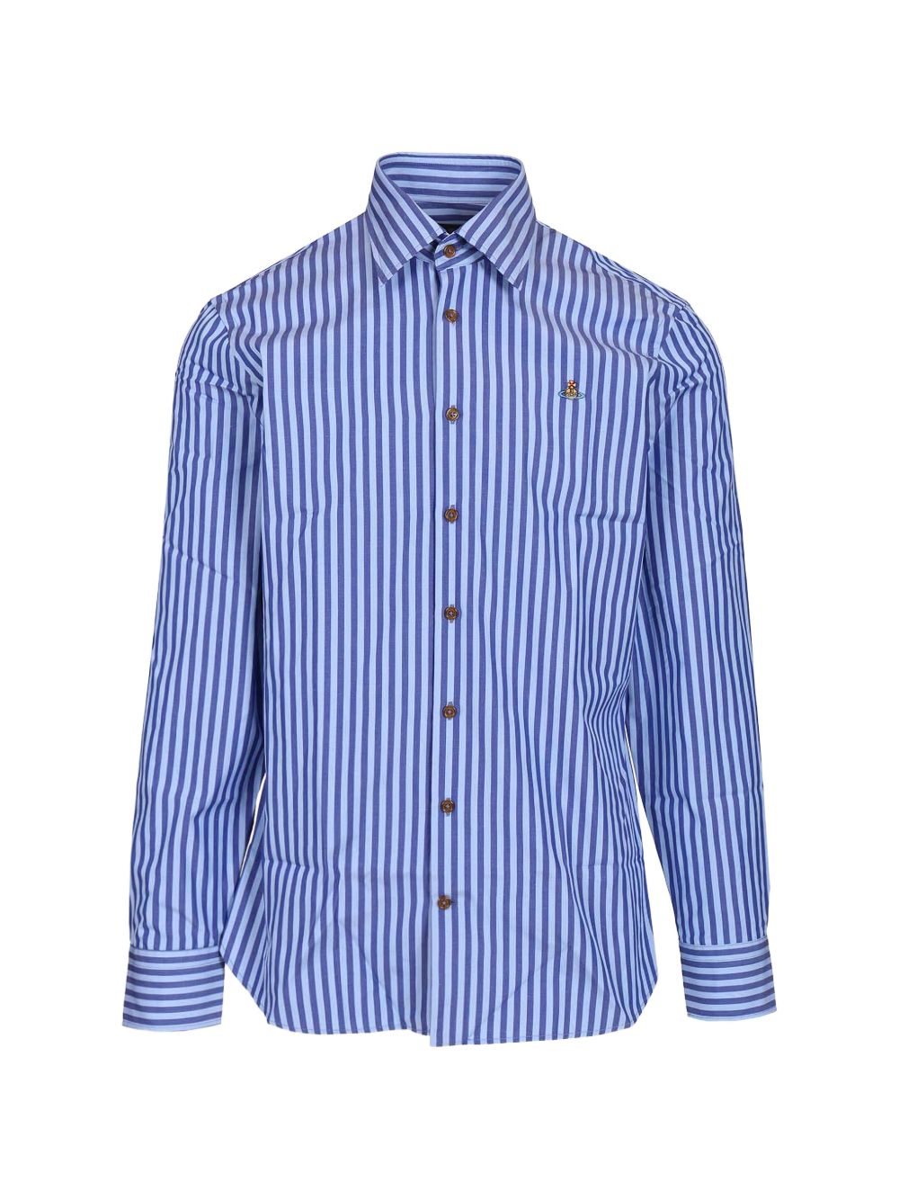 striped buttoned shirt