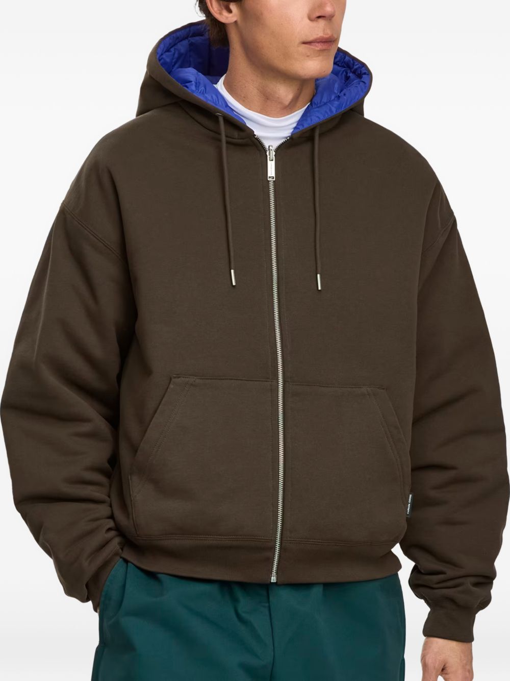 Fuse reversible hoodie jacket