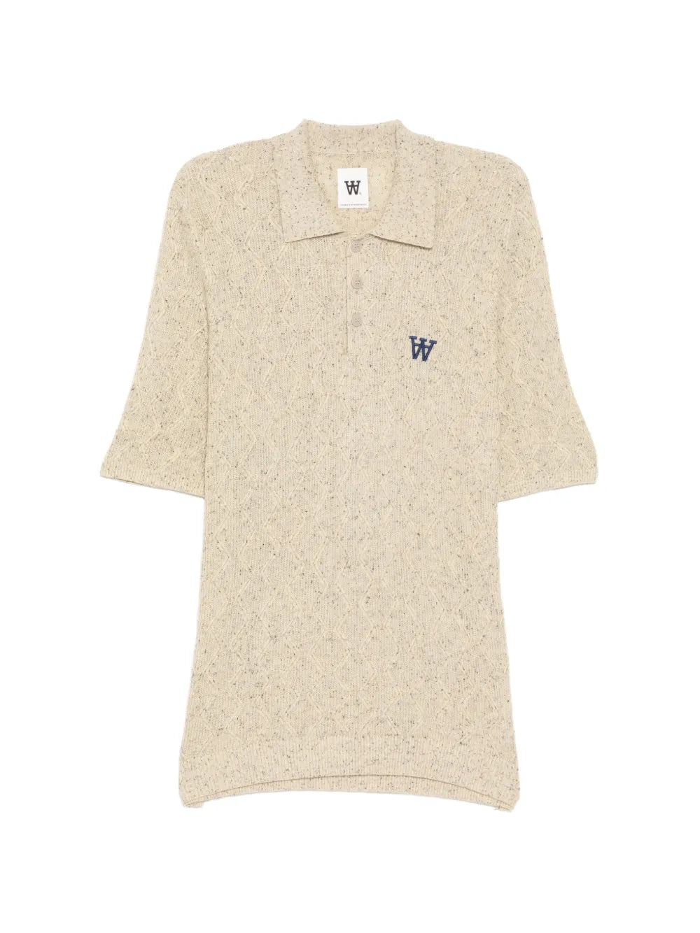 logo-embroidered polo shirt
