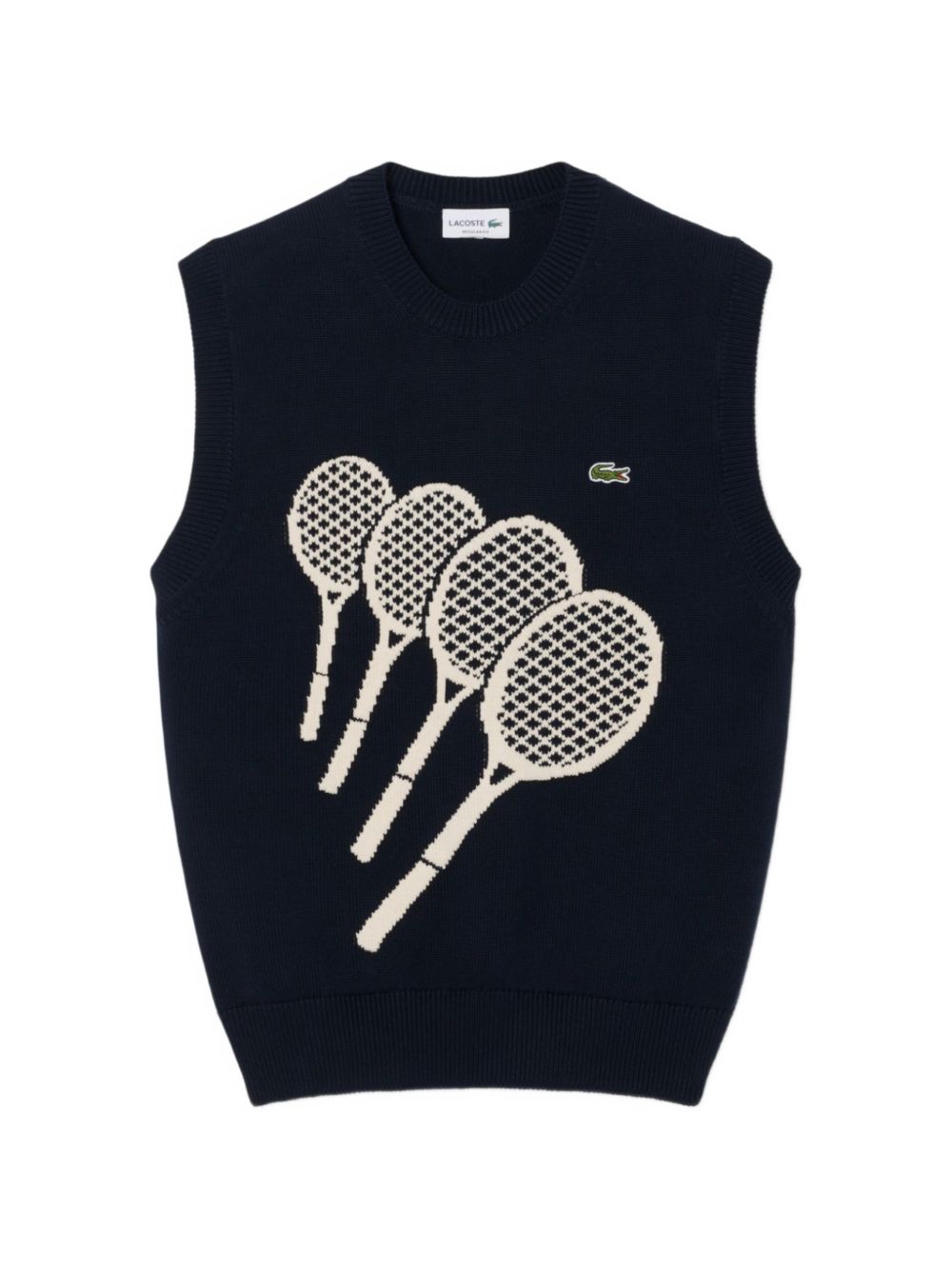 tennis rackets print vest
